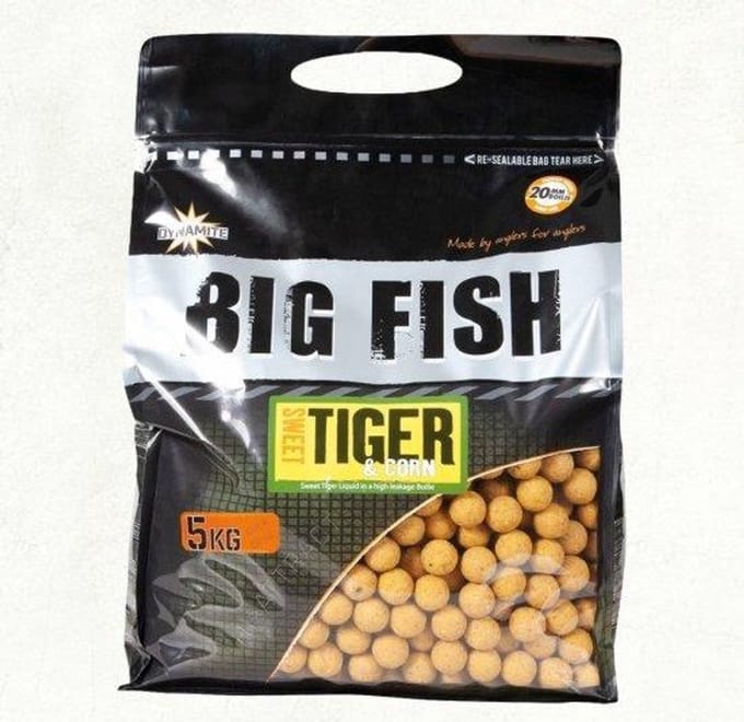 Dynamite Baits Sweet Tiger Corn Boilies 20mm 5Kg