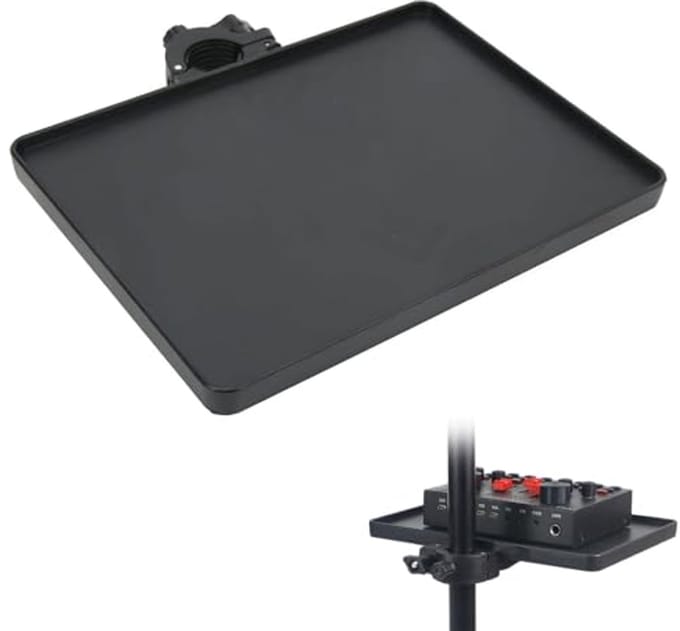 Multifunctionele microfoonstandaard met clip en audio kaart houder voor opname en live streaming in studio's