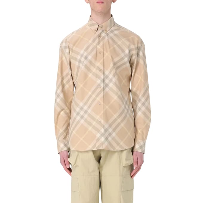 Geruite katoenen blouse Burberry