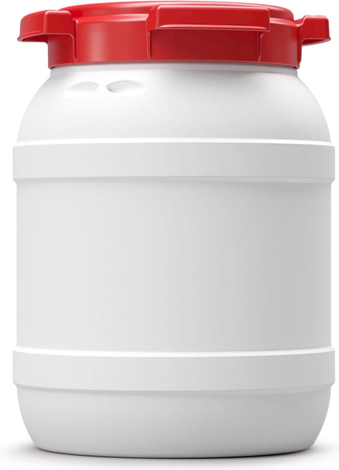Waterkluis met schroefdeksel - 6,4 Liter