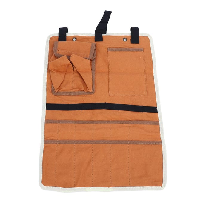 Kampeerhangende Opbergtas Canvas Waterdicht Ruimtebesparend Meerdere Vakken Hangende Opberging brown