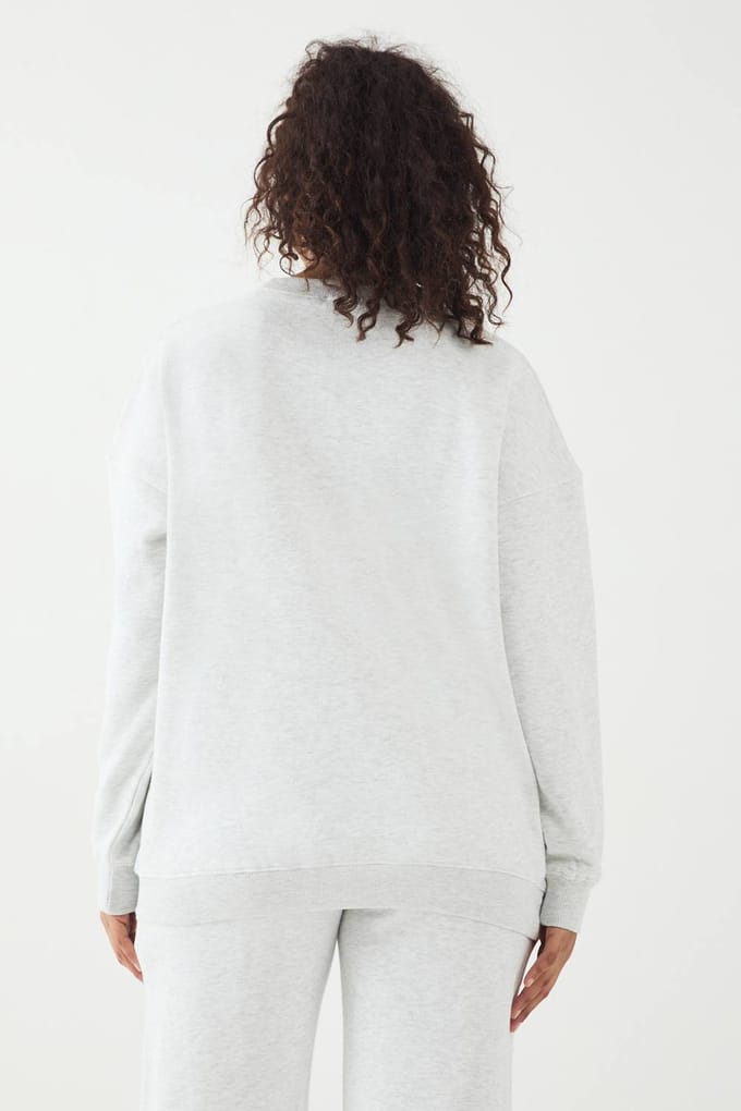 Dames DSGN Studio Applique Oversized Sweatshirt | Asgrijs | Maat: XL