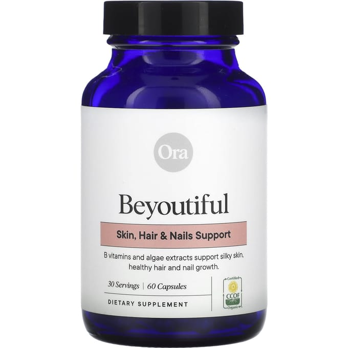 Ora, Bayutiful, ondersteuning voor huid, haar en nagels, 60 capsules