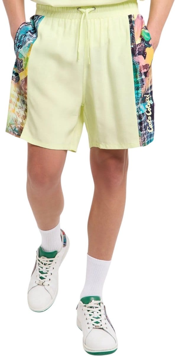 Carlo Colucci Heren Korte Broek Geel C3610/491