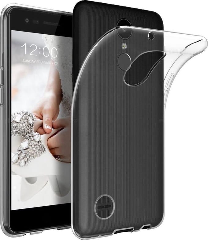 Transparant TPU siliconen case hoesje voor de LG K10 (2017)