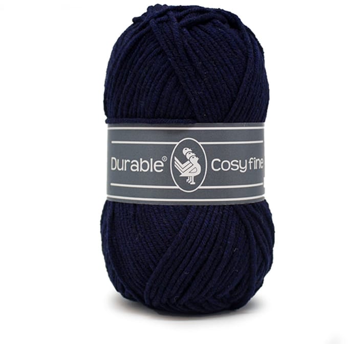 Durable Cosy Fine - 321 navy - Katoen/Acryl Garen
