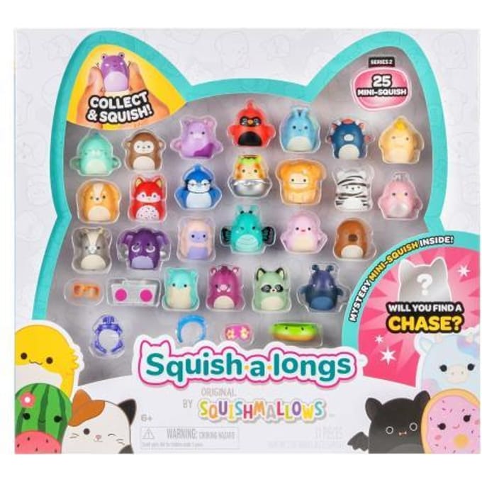 Squish-A-Longs - (bekend van Squishmallows) 25 Pack (STYLE 1)