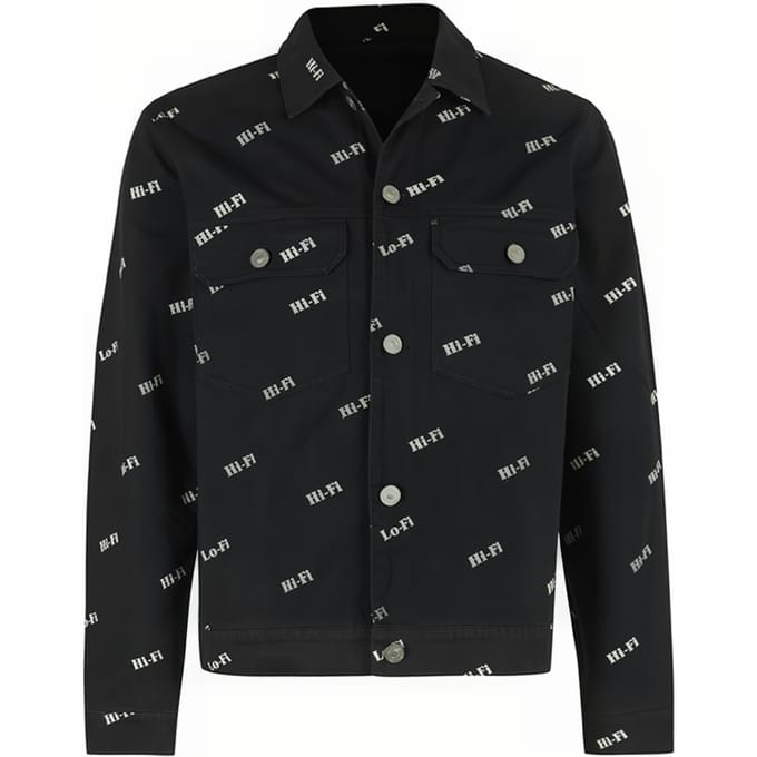 AllSaints Senta Jacket Black/white Taglia: S | Giacche di jeans Outlet | Uomo | Nero