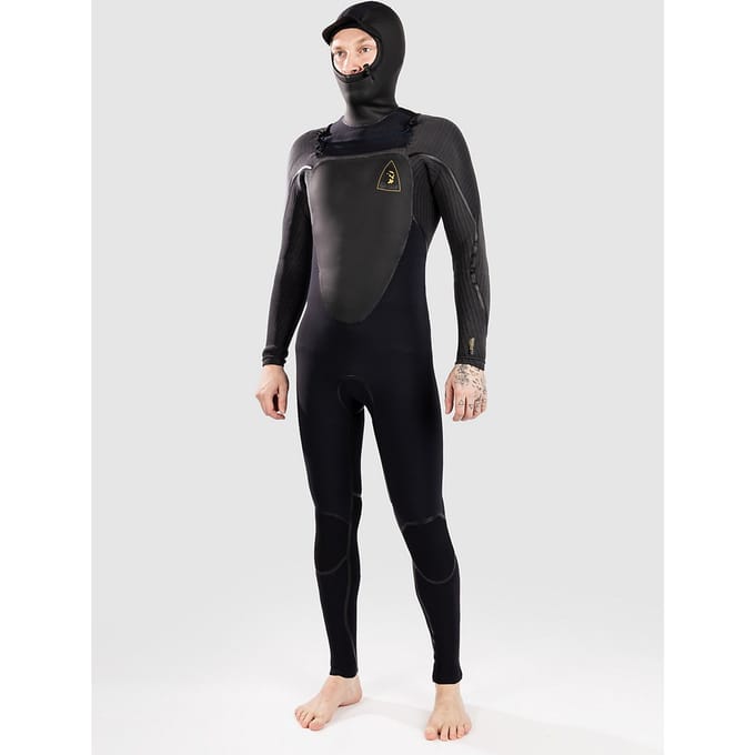 O'Neill Mutant Legend 5/4 Chest Zip Hooded Wetsuit zwart