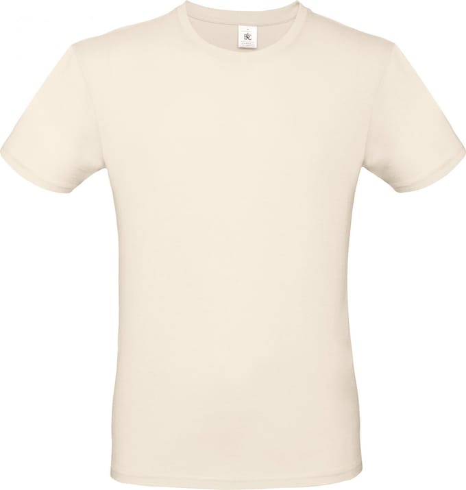 Classic E150 T-shirt B&C Collectie Naturel Maat L