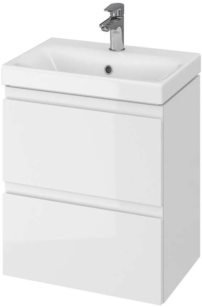 Cersanit Moduo - Kast met wastafel, 57x50x35 cm, 2 laden, wit S801-229-DSM