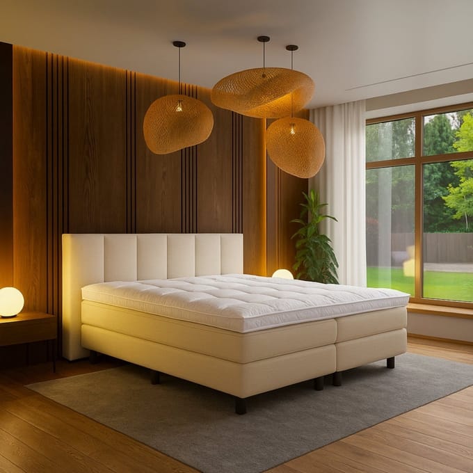 Mörgenn Featherbed Dekmatras - 90x200 cm