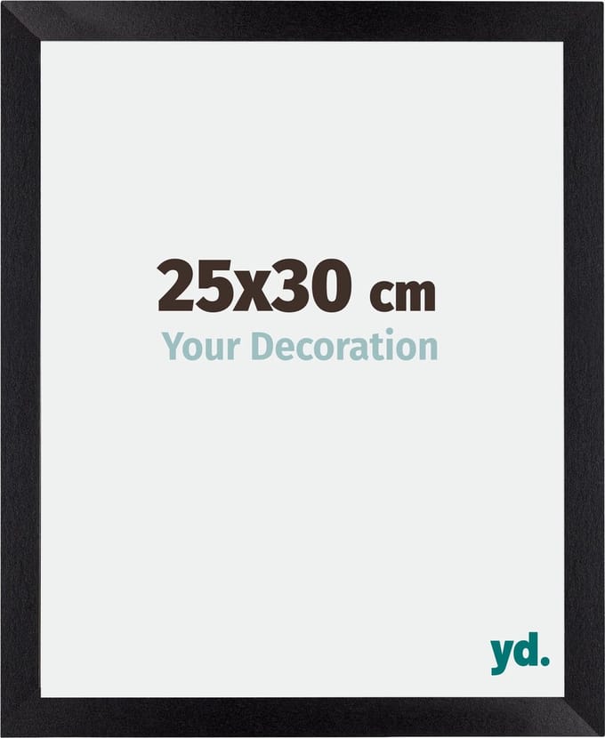 Your Decoration - Fotolijst 25x30 cm - MDF - Zwart Mat - Mura