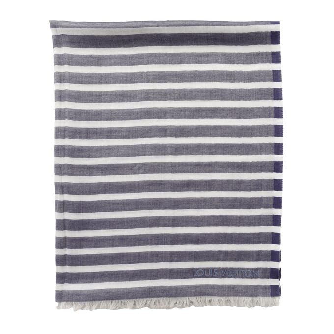 Louis Vuitton Monogram Stripe Sjaal - '10s
