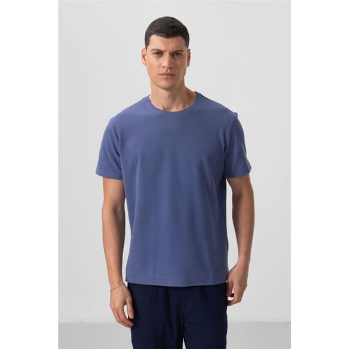 Heren Regular Fit Crew Neck T-shirt