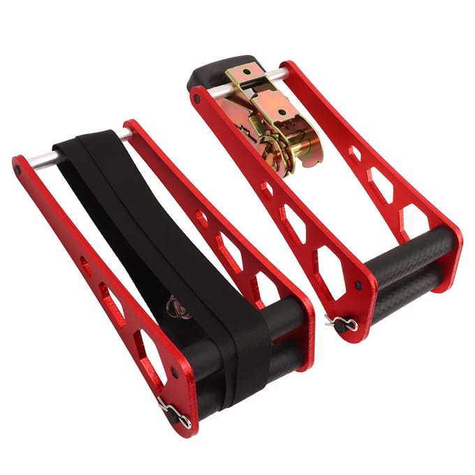 Ratelstijl Draagbare Boogpers Aluminiumlegering Compound Boogpers String Wisselaar Afstel Gereedschappen rood