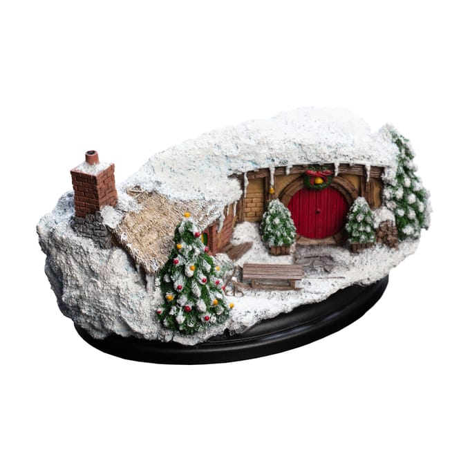 Weta Workshop The Hobbit An Unexpected Journey Statue 35 Bagshot Row Christmas Edition 7cm