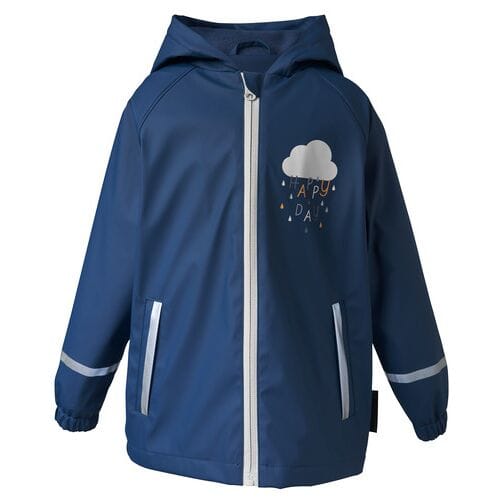LUPILU Kinder regenjas (Marineblauw, 122/128)