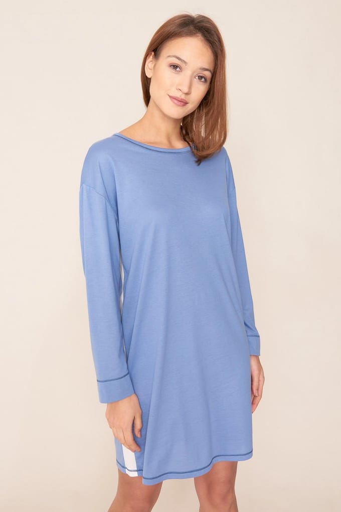 Rösch Nachthemd 1213377 Blau - maat 40