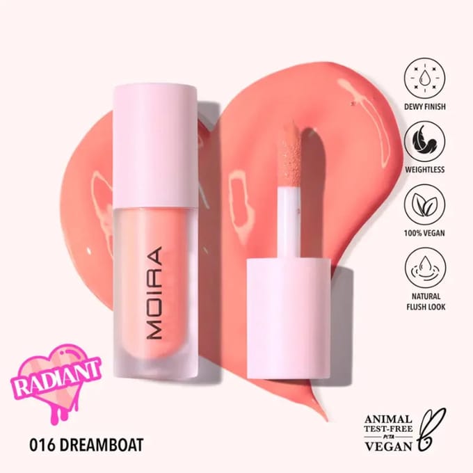 Moira | Liquid Blush 016 Dreamboat | Vegan