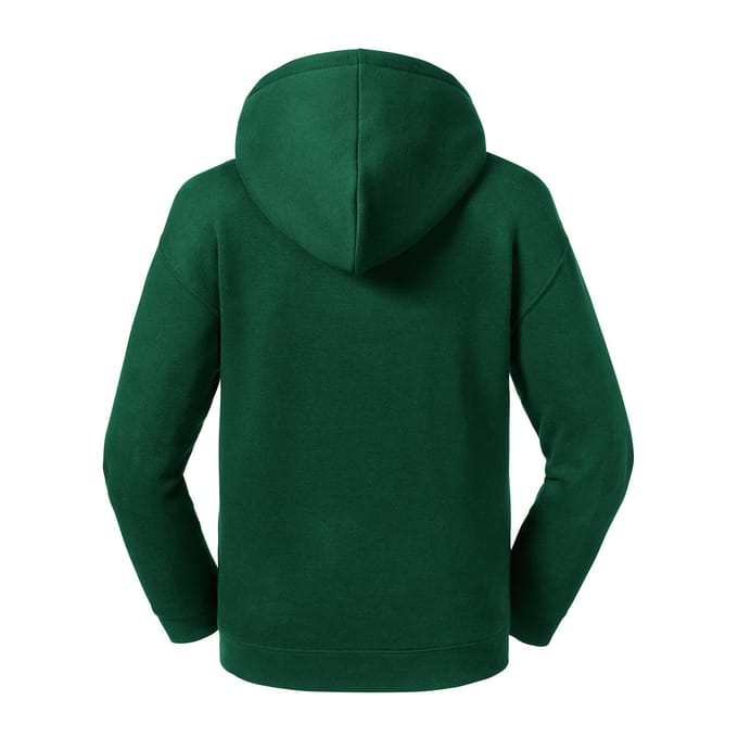Russell Kinderen/Kinderen Authentieke Sweatshirt met kap (Fles groen)
