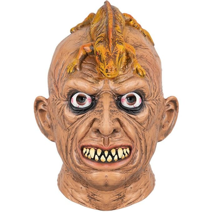 Horror Monster Latex Masker One size fits all adults beige