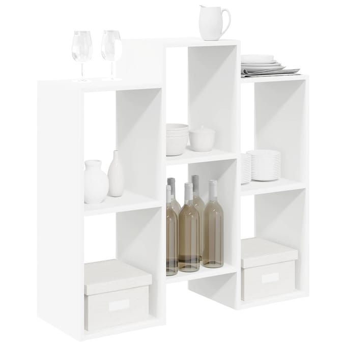 vidaXL - Dressoir - Wit - 90 - x - 30 - x - 90 - cm