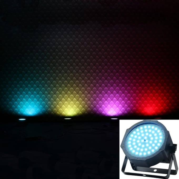 LED-spot - incl. afstandsbediening - Ayra ComPar 2 - Rood