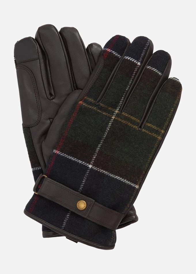Barbour Newbrough tartan gloves - classic