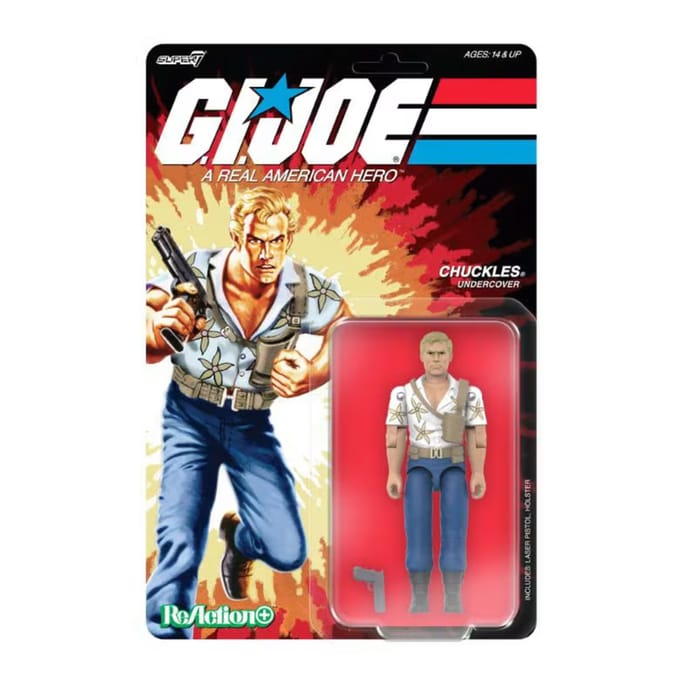 Super7 GI Joe ReAction+ Action Figure Wave 07 Chuckles (Movie) 10 cm Action Figuur