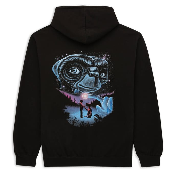 E.T. The Extra-Terrestrial X Ghoulish Silhouette Hoodie - Black - S