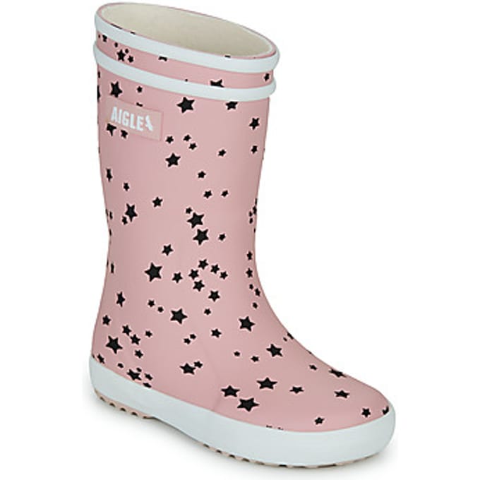 Aigle Lolly Pop Play2 | Roze Sterren - Regenlaarzen - Maat - Roze