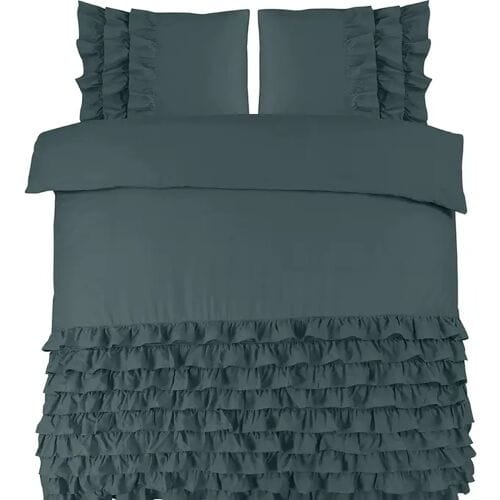 Dreamhouse Dekbedovertrek Cyprus Groen - Eenpersoons 140 x 200/220 cm + 1 kussensloop