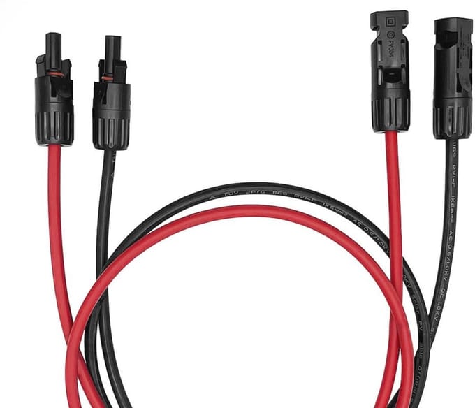 Zonnepaneel Kabel Verlengkabel PV Plug naar PV Plug 6mm², 3m