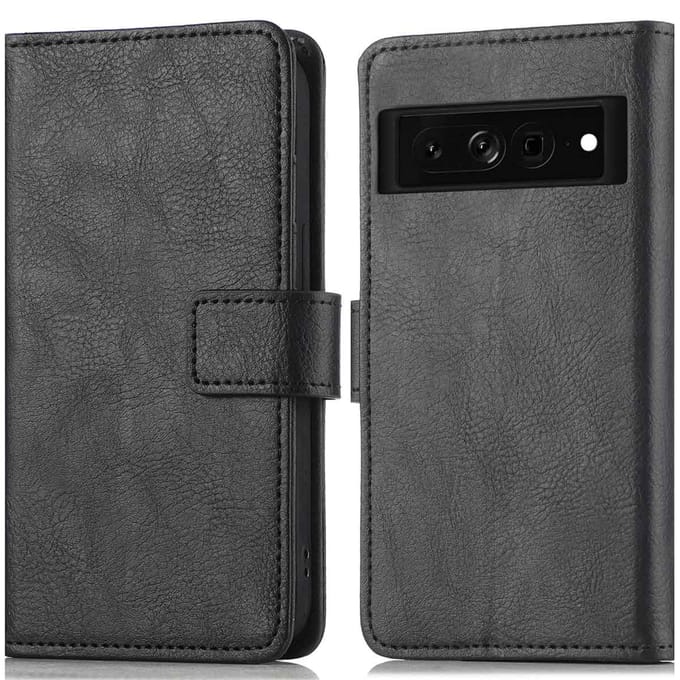 imoshion Hoesje - Geschikt voor Google Pixel 7 Pro - Luxe Bookcase - Zwart
