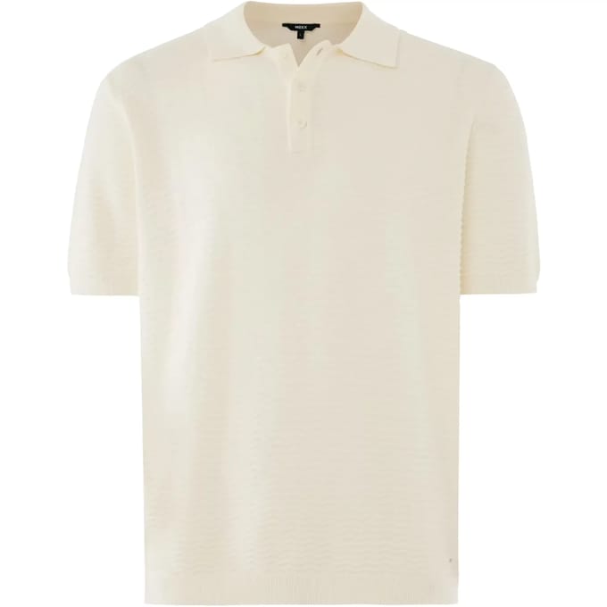 Polo met golven jacquard Mexx