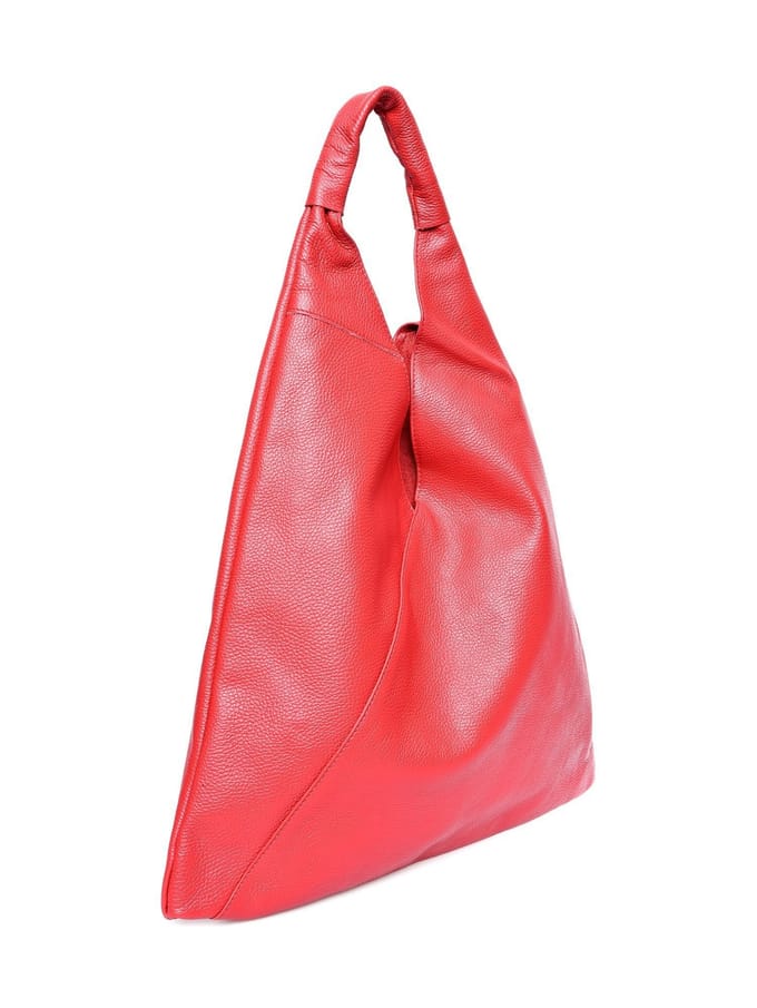 Anna Luchini Rood Rundleer Tas