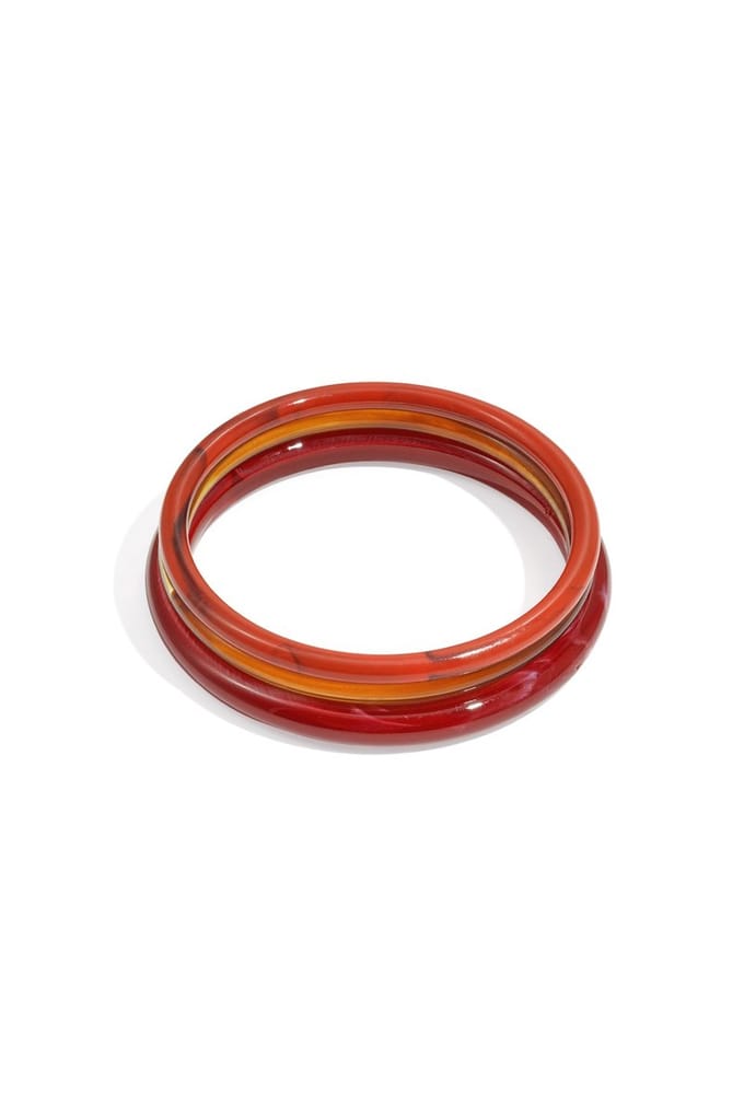 Acryl armbanden - Rood - Verkleurt niet - Goudlief.nl