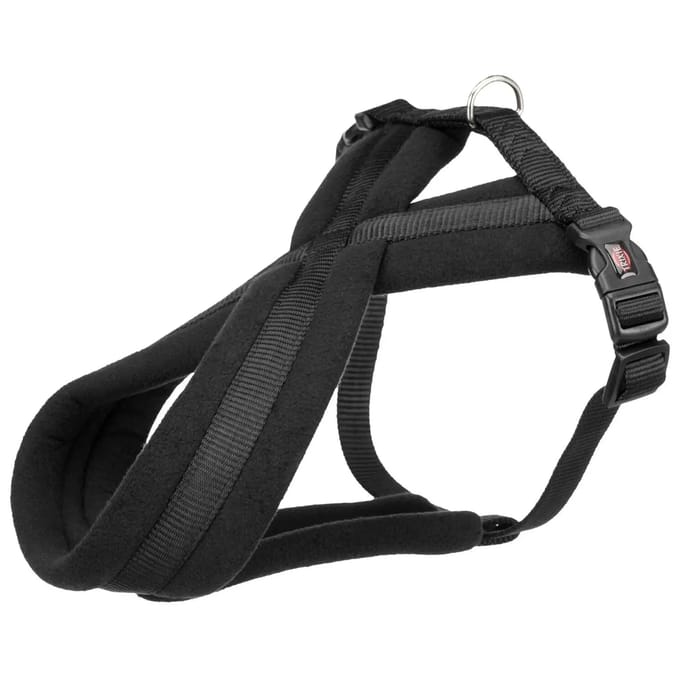Trixie Premium touring harness L: 60-100 cm/25 mm Zwart
