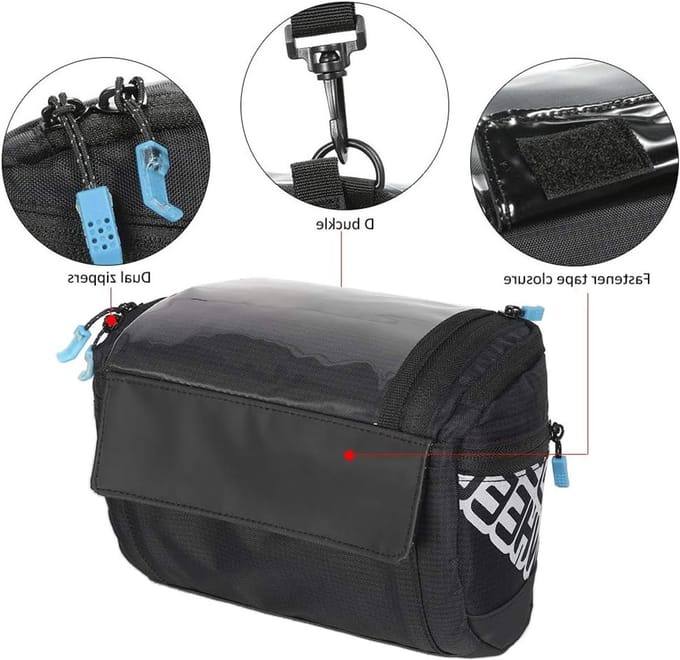 fietstas + bagagedrager + fietstas - 3 l - 20 * 10.5 * 16cm - zwart