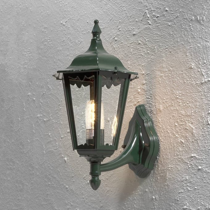Konstsmide Firenze - Wandlamp opwaarts 48cm - 230V - E27 - groen