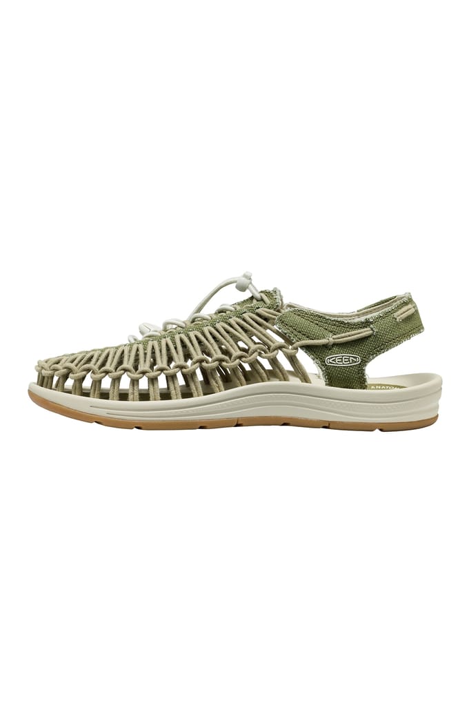 Keen Uneek Canvas Martini Olive/birch Taglia: 42.5 | Infradito Outlet | Uomo | Verde