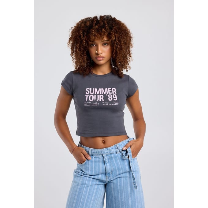 America Today Elara Steel Maat: M | Tops Outlet | Dames | Grijs