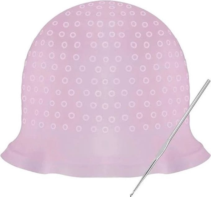 Guardian Beauty Haar Highlight Cap - Met Ijzeren Haak - Roze - Magicap Herbruikbare Haarkleur Cap - Highlighting Tipping Cap
