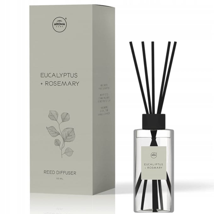 Aroma Simplicity Diffuser 150ml Eucalyptus & Roos - Geurverspreider met Stokjes