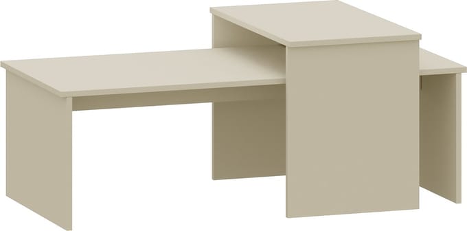Salontafel Sotapim set van 2 havermout [en.casa]
