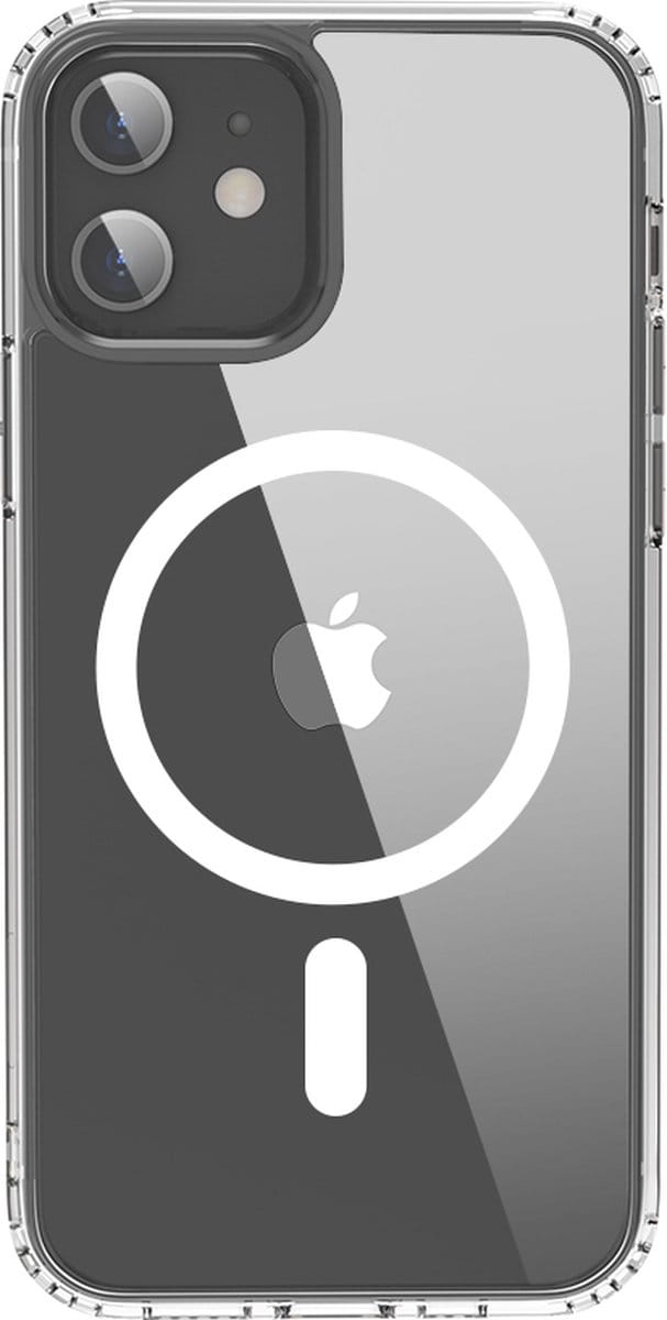 iDenn hoesje voor iPhone 12 Mini Transparant geschikt voor MagSafe