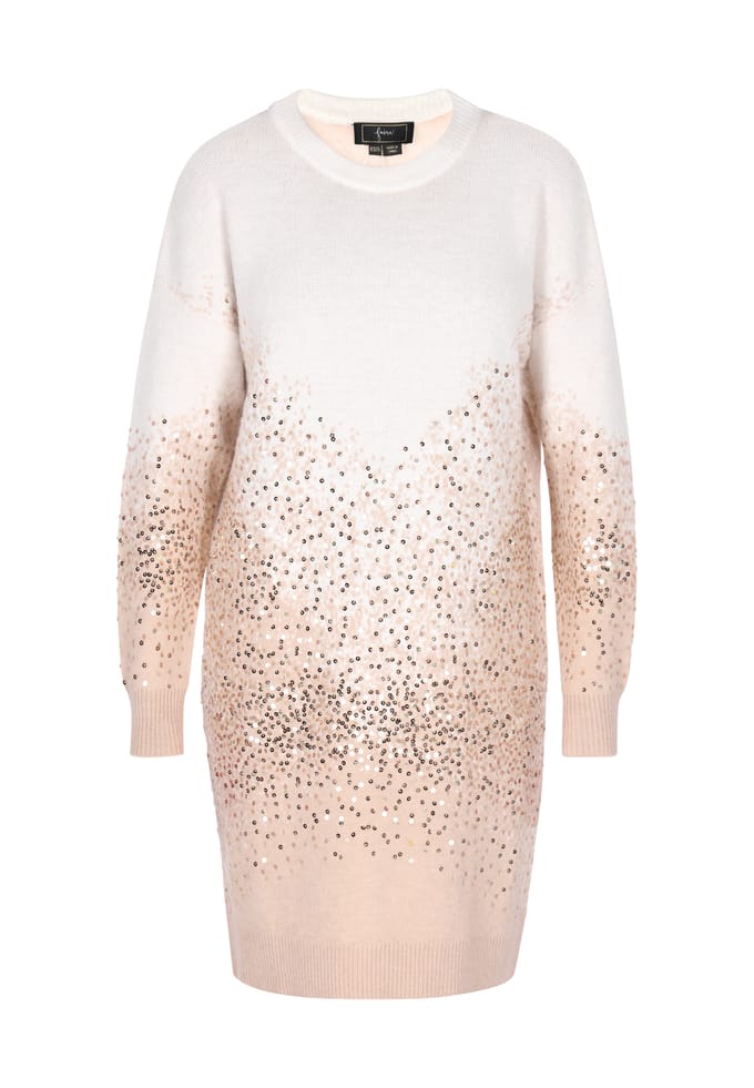 Faina Jurk Dames Gebroken wit beige