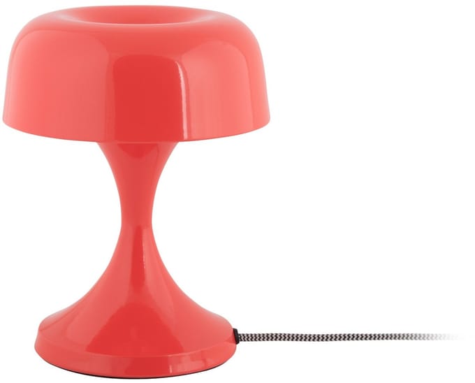 Leitmotiv Tafellamp Moda Retro - Rood - 15.5x15.5x20cm - Modern