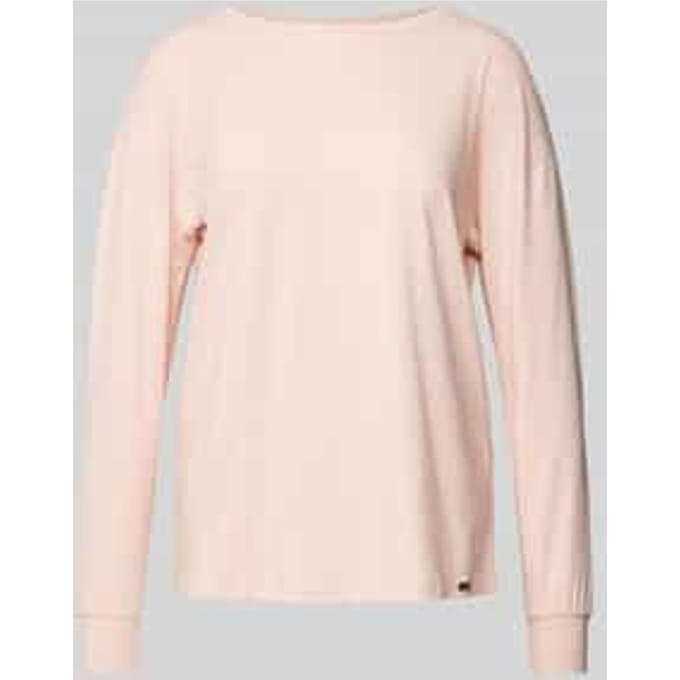 Shirt met lange mouwen en labelpatch, model 'Every Night'